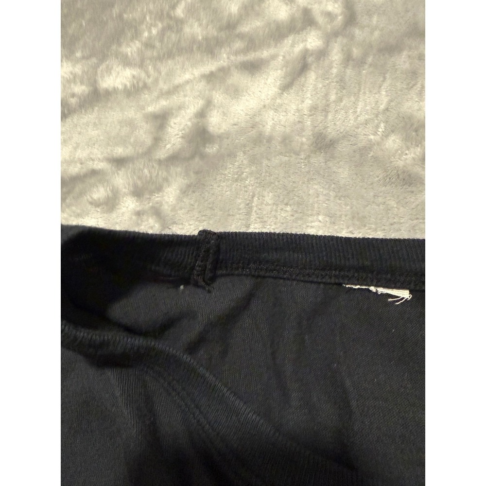 Buck Mason T-Shirt Men 21.5x25 L Black Cotton Short Sleeve Crew Neck Made in USA - Picture 5 of 6
